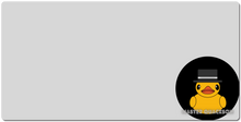 Master Quackson Logo and Name XXL Gaming Mousepad