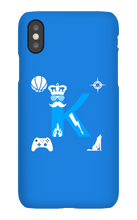 keekster_ Logo (White) iPhone Phone Cases