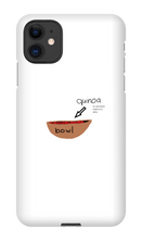 quinoa bowl iPhone case