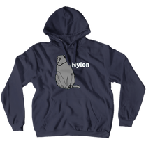 Nylon Monkey text Hoodies (No-Zip/Pullover)