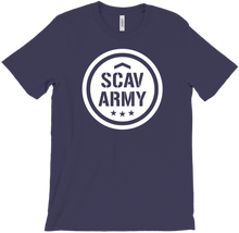 Scav Army White Print T-Shirt