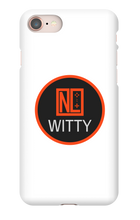 NLWITTY Circle Logo iPhone Phone Case - White
