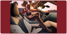 Cruisin' For a Bruisin' Large Mousepad