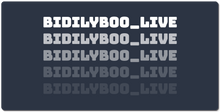 bidilyboo_live XXL Gaming Mousepad