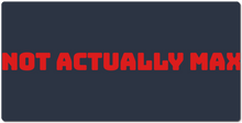 notactuallymaxofficial XXL Gaming Mousepad