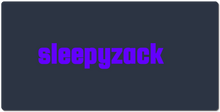 sleepy_zack XXL Gaming Mousepad