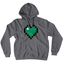 Teal Heart Hoodie