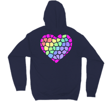 Rainbow Heart Hoodies Back Print