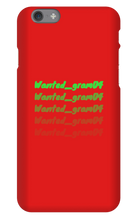 wanted_gram04 iPhone Phone Cases