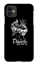 Elizaveta iPhone Cases (White On Color)