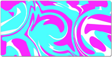 pink, cyan and white XXL Gaming Mousepad