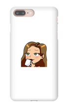 ladymanolo Sips Tea iPhone Phone Cases