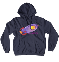 Nerdy Excursions Rocket Hoodies (No-Zip/Pullover)