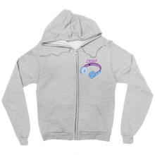 Headphones Zip Up Hoodie