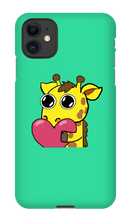lexxlegion heart giraffe iPhone Phone Cases