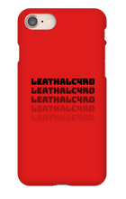 leathalc4rd iPhone Phone Cases