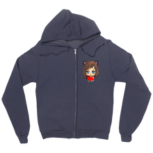 metallicsnow1 Zip Up Hoodie