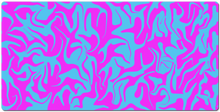 Blue & Pink Swirl XXL Gaming Mousepad