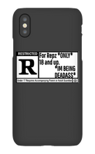 Rated R iPhone X Case