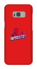 Funda de iphone con el logo de IMPROSITO
