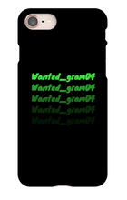 wanted_gram04 iPhone Phone Cases
