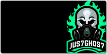 jus7ghos7 XXL Gaming Mousepad