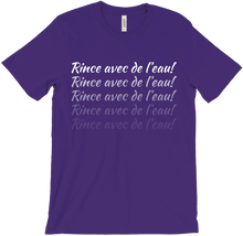 Rince avec de l'eau !