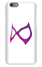 Liza Hardy iPhone Phone Cases Purple Logo