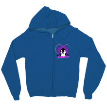 Aura Sweetheart Penguin Zip-Up Hoodie