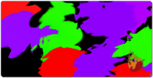 Red, Green, Purple Color Mix XXL Mouse Pad