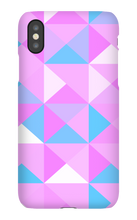 Pink, Blue and White Mosiac iPhone Phonecase