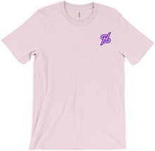 Left Side Purple Logo T