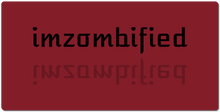 imzombified XXL Gaming Mousepad