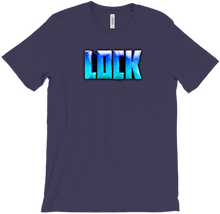 T-Shirt Logo Lock 3D Blue
