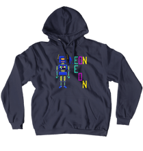Neon Robot Hoodie