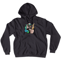 Stabby Dave Hoodies (No-Zip/Pullover)