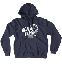 Coalition Gaming OG white logo (No-Zip/Pullover)