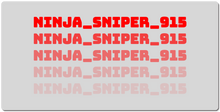 ninja_sniper_915 XXL Gaming Mousepad