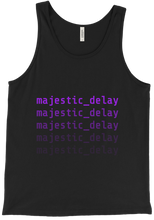 Majestic_Delay Text Fade Tank Top
