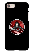 iPhone Phone Case with Mies_TTV Logo