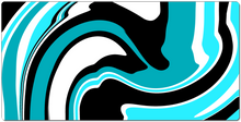 Black Blue and White Swirl