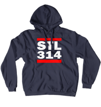 STL-314 Wht Hoodies (No-Zip/Pullover)