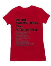 PcBotTeachesThingsWomensShirt