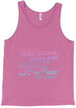 Tank Top - Greetings - Bright Colours
