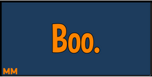 Halloween Boo. XXL Gaming Mousepad