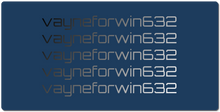 vayneforwin632 XXL Gaming Mousepad