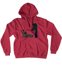 ItzJustPug attacked by zombie  Hoodies (No-Zip)