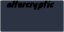 altercryptic XXL Gaming Mousepad