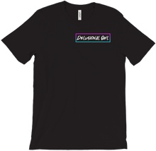 Delusional Owl Logo T-shirt Purple and Blue