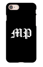 MP black iPhone Phone Cases